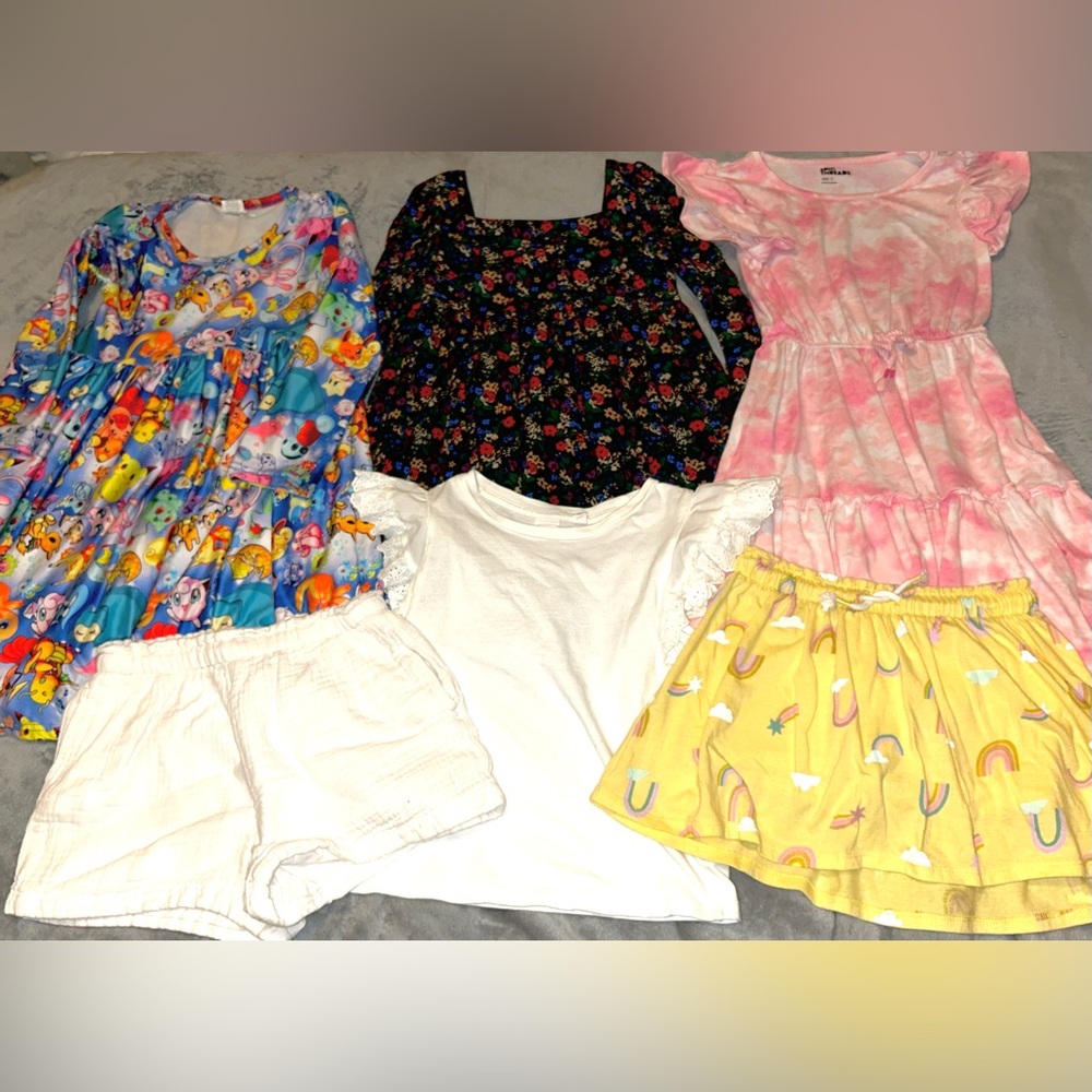 Girls Small (6/7) Clothing Bundle - 6 Piece Lot